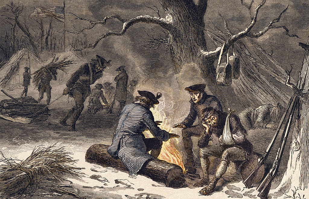 Soldiers at Valley Forge 