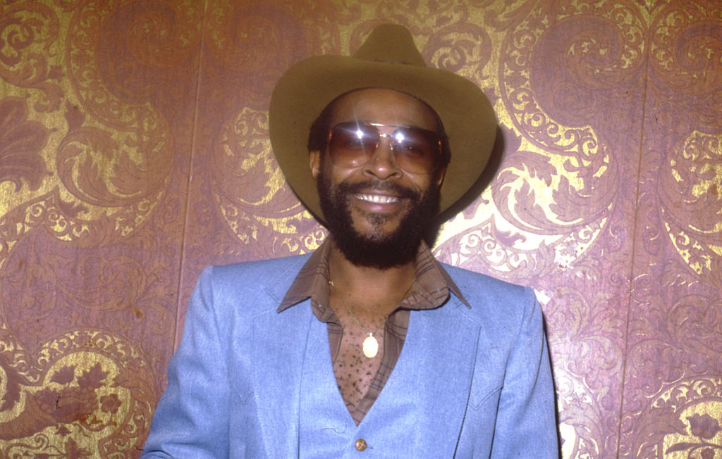 Marvin Gaye at a Halloween party