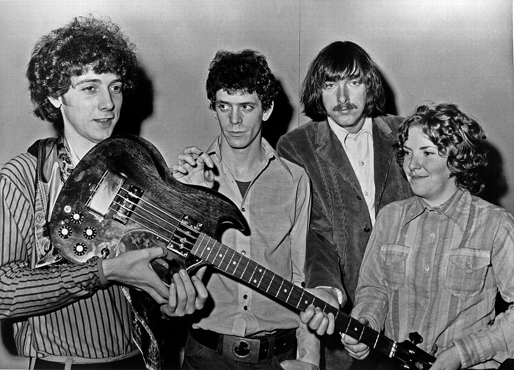The band posing for a portrait in 1970