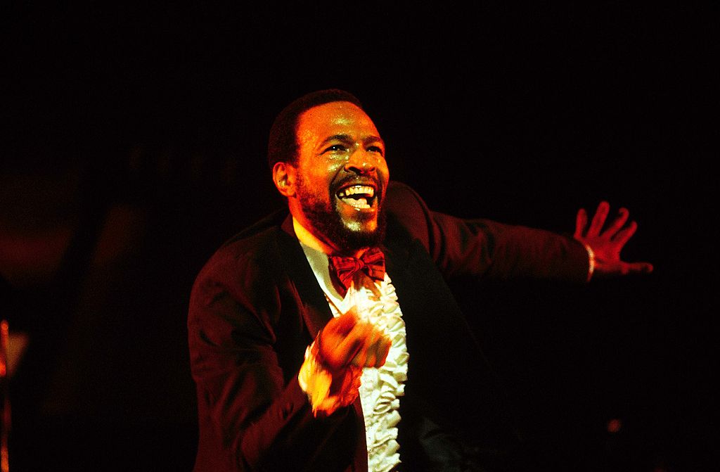 Marvin Gaye performing in the UK