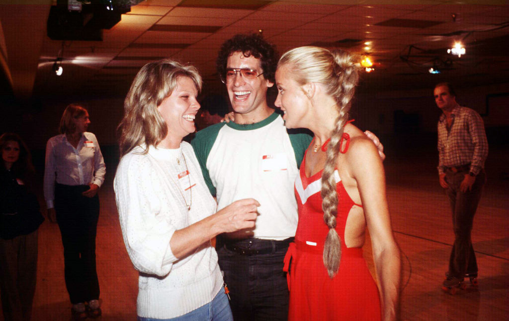 Scott at a roller skating party