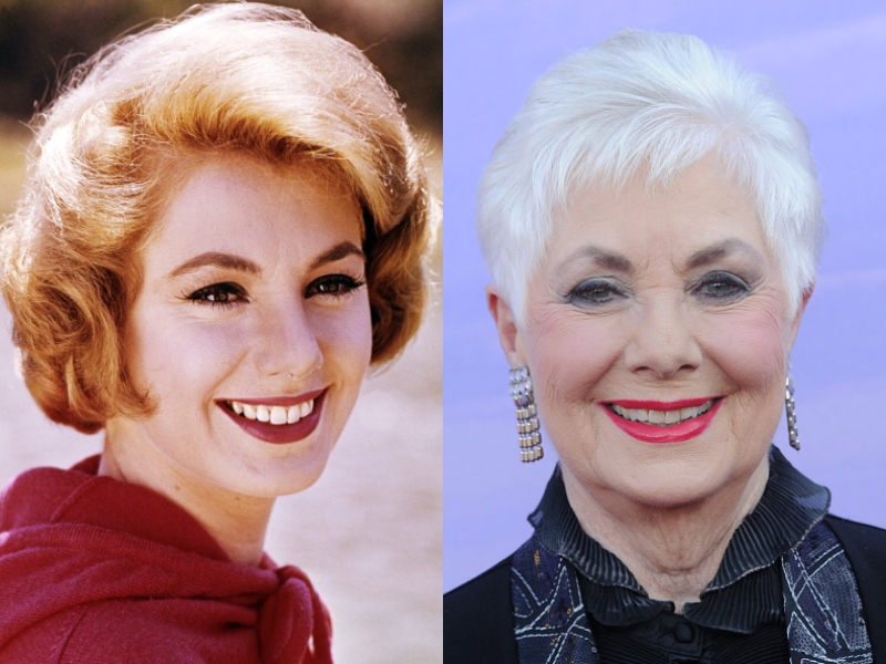 Young Shirley wears the same smile as her older, white-haired self.