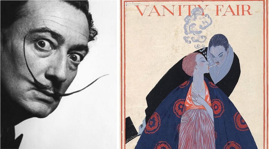 Dali and an art deco painting 