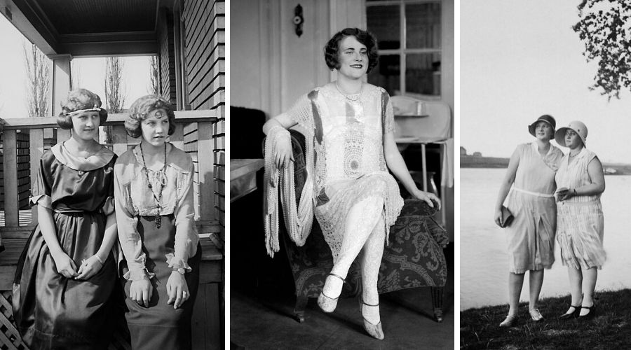 pictures of women dressed in 1920s fashion