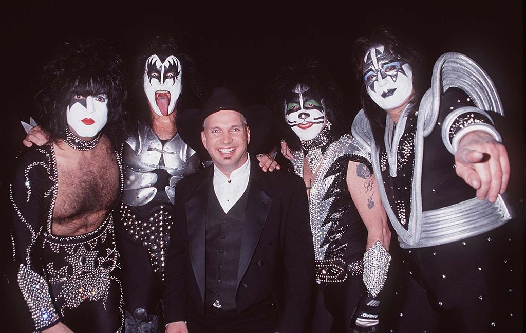 Garth Brooks and Kiss 