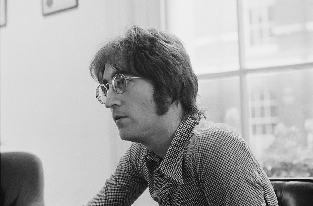 John Lennon being interviewed