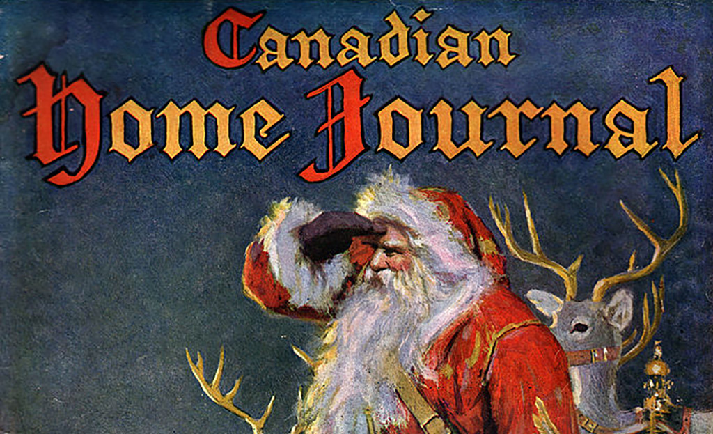 Santa Claus on magazine 