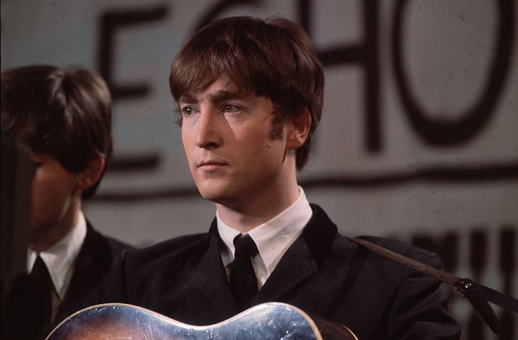 Lennon performing on TV
