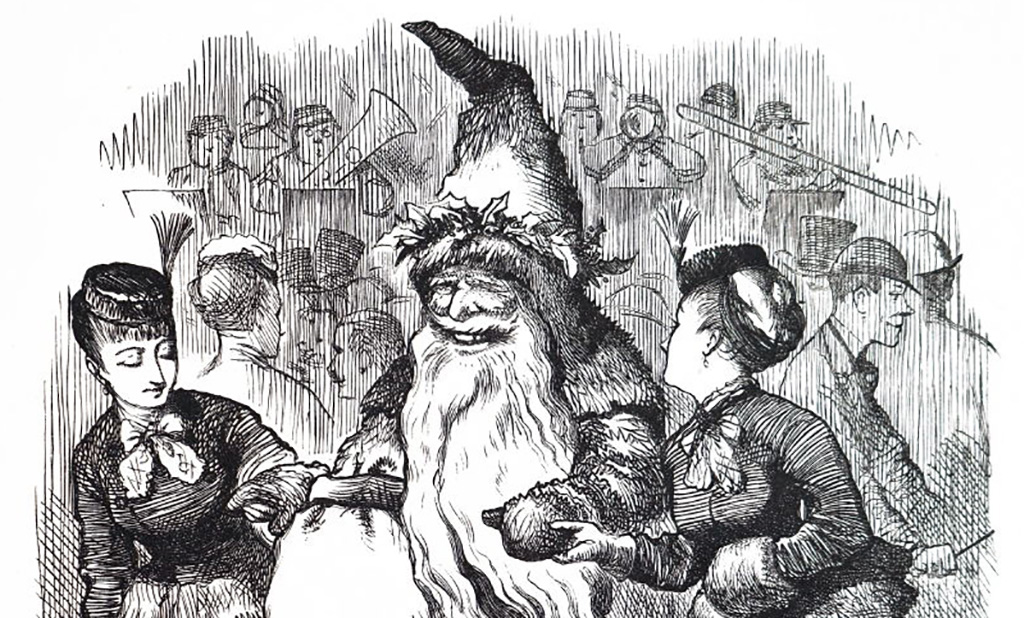 Drawing of Father Christmas 