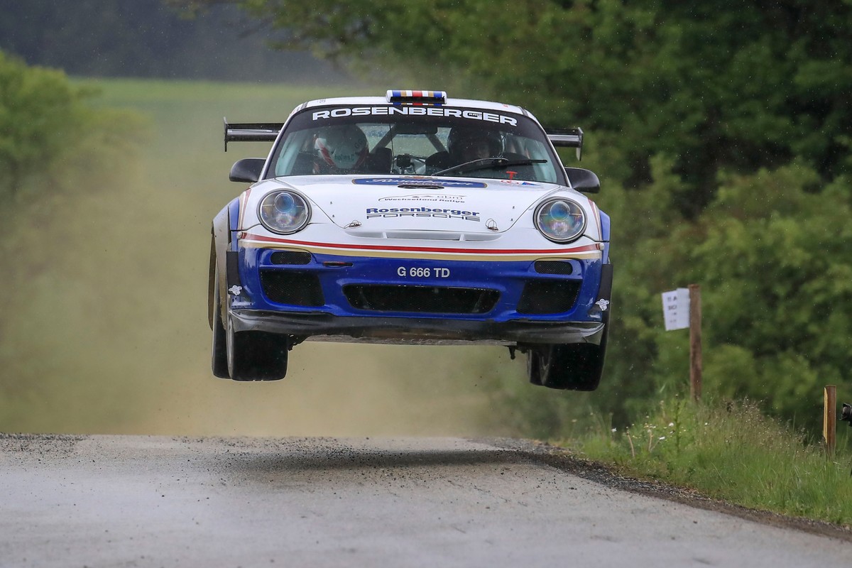 flying through the air -- OBM Wechselland Rallye 2019