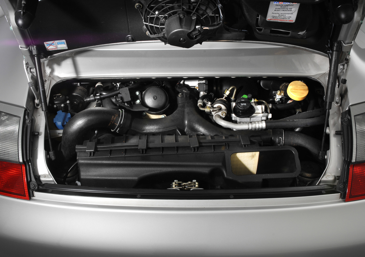 Trunk of 2005 Porsche 996 Turbo
