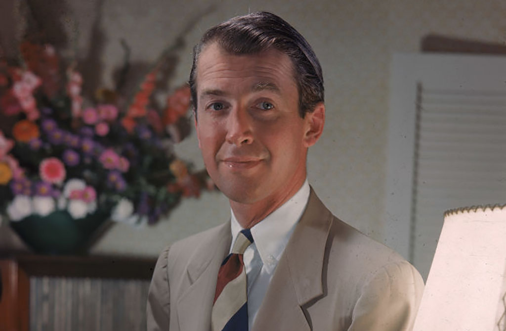 Jimmy Stewart in color