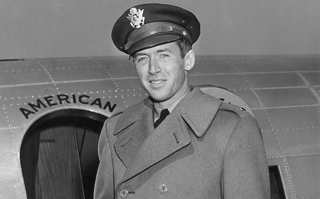 Stewart in Air Force attire 