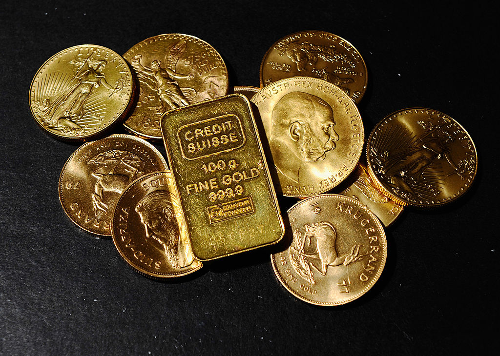 Gold coins