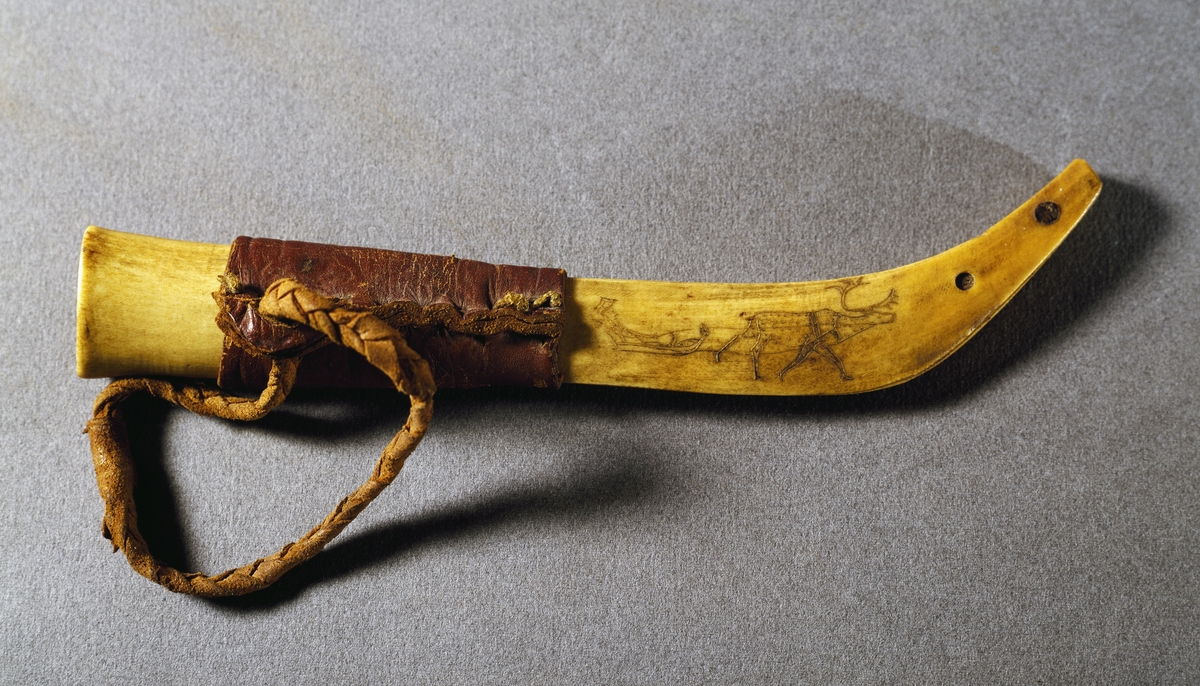 antique Finnish knife sheath