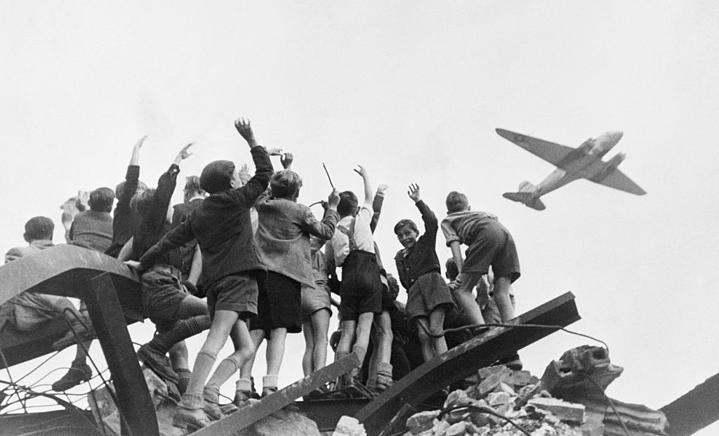 Plane bringing supplies