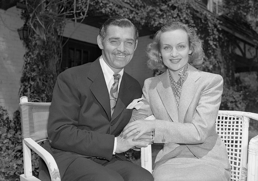 Gable and Lombard at their wedding