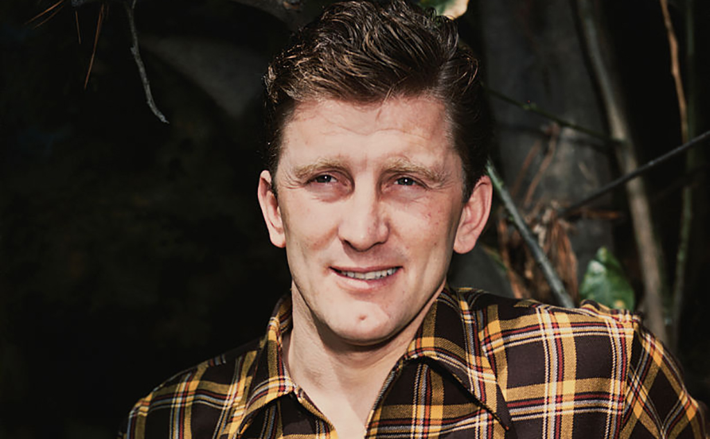 Kirk Douglas in a flannel