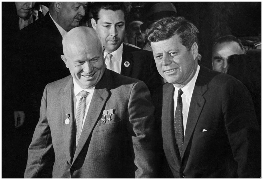 Kennedy and Khrushchev