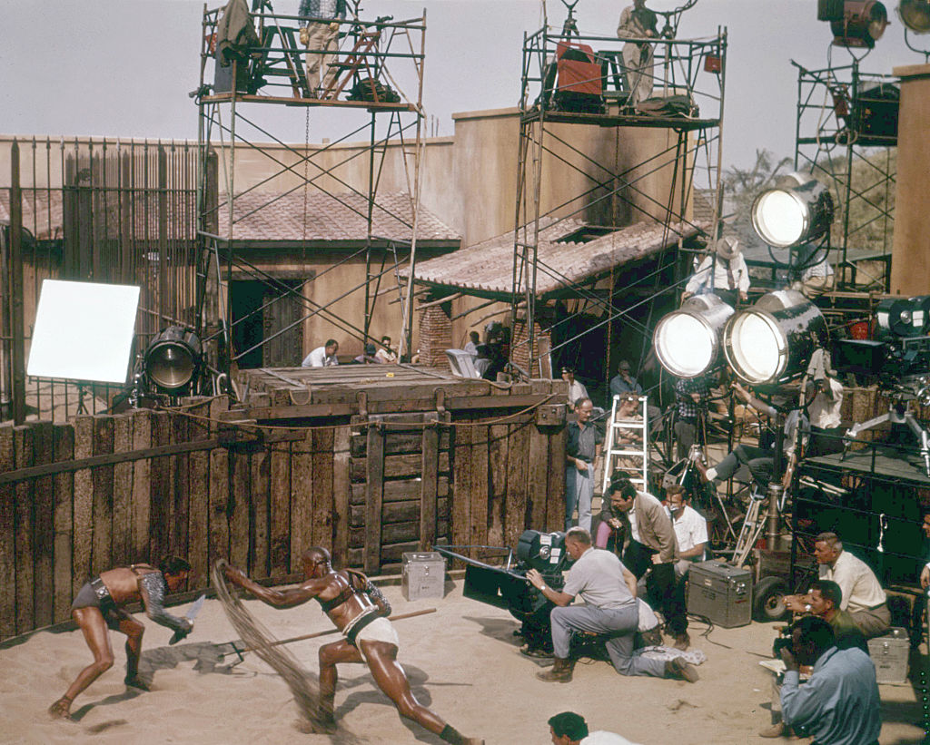 filmin spartacus with a look at the lights used