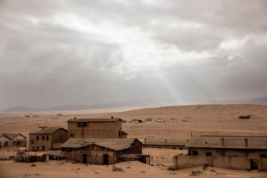 Ghost town in Namib Desert
