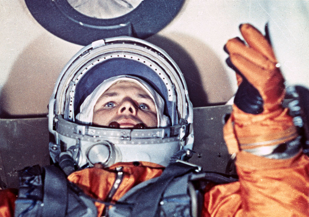 Man in space suit