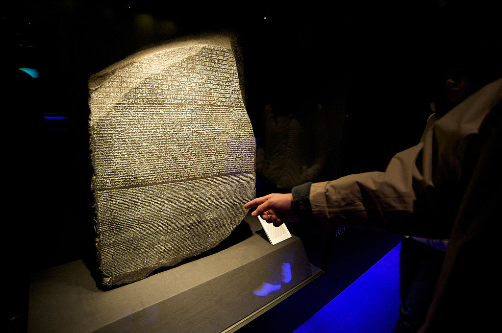 Picture of the Rosetta Stone