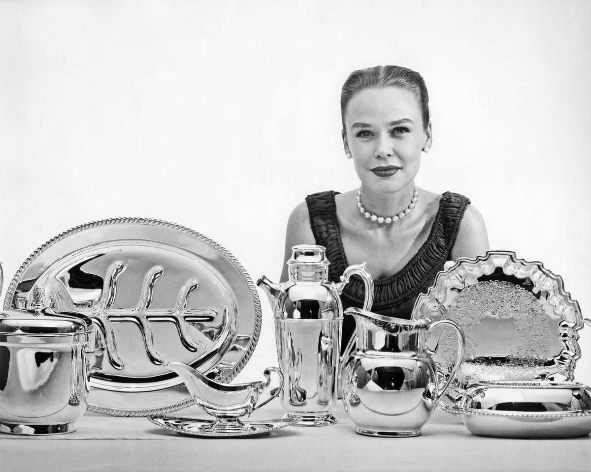 Sterling Silverware And Place Settings