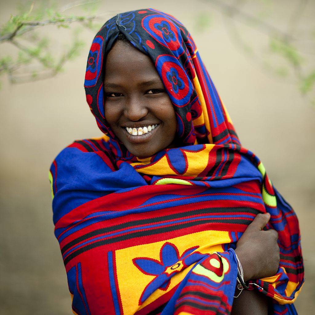 Woman of the Oromos tribe 