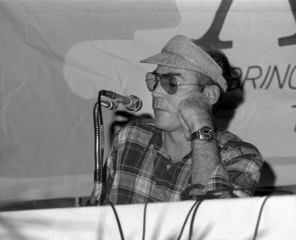 Thompson at a speaking