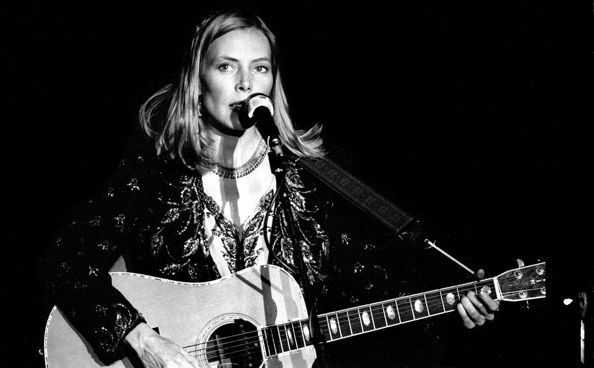 Joni Mitchell performs at The Boston Music Hall.