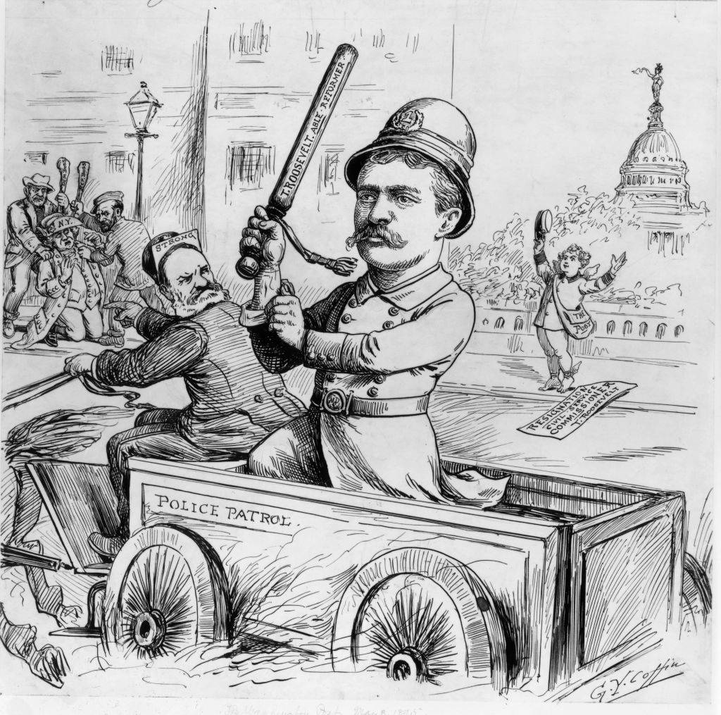 Cartoon of Roosevelt 