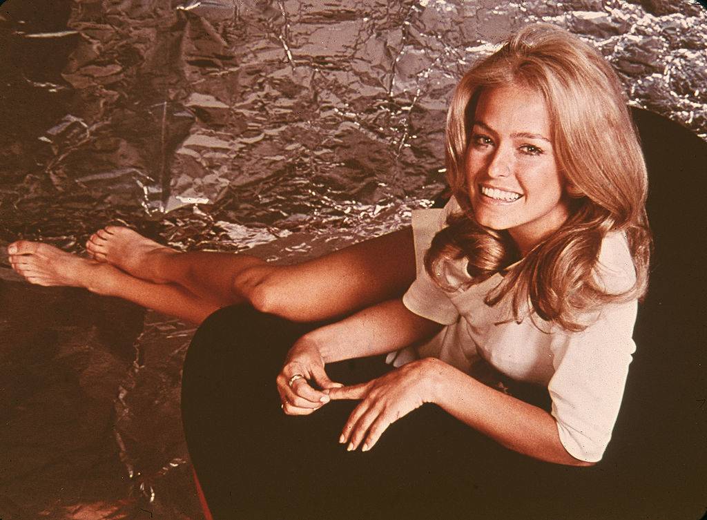 Fawcett on the couch
