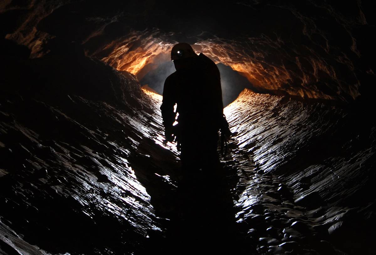 One Cowboy And 150-Feet Of Rope Descended Into The Hole