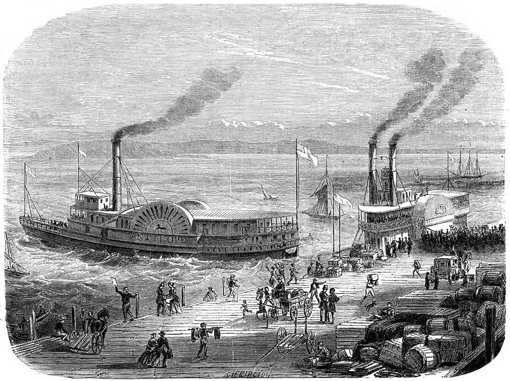 Steamship in San Francisco 