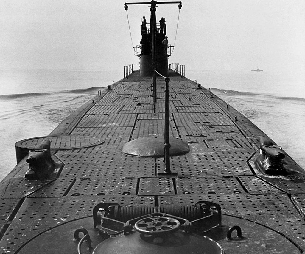 Bow of a submarine 