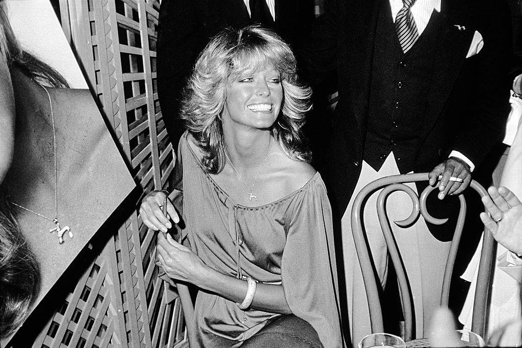 Fawcett smiling
