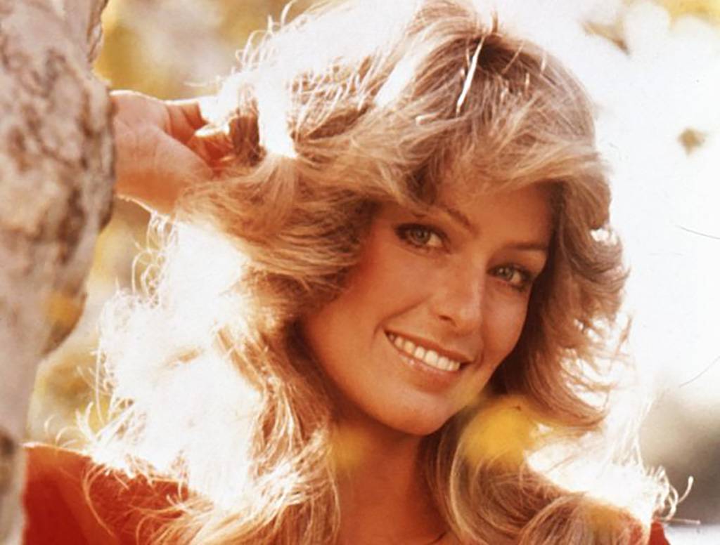 Farrah Fawcett posing