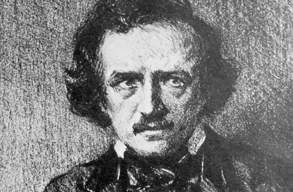 Drawing of Poe