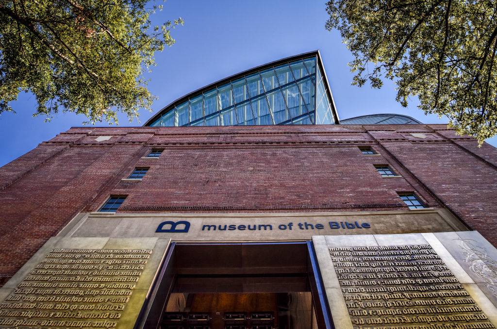 Exterior of the Museum of the Bible 