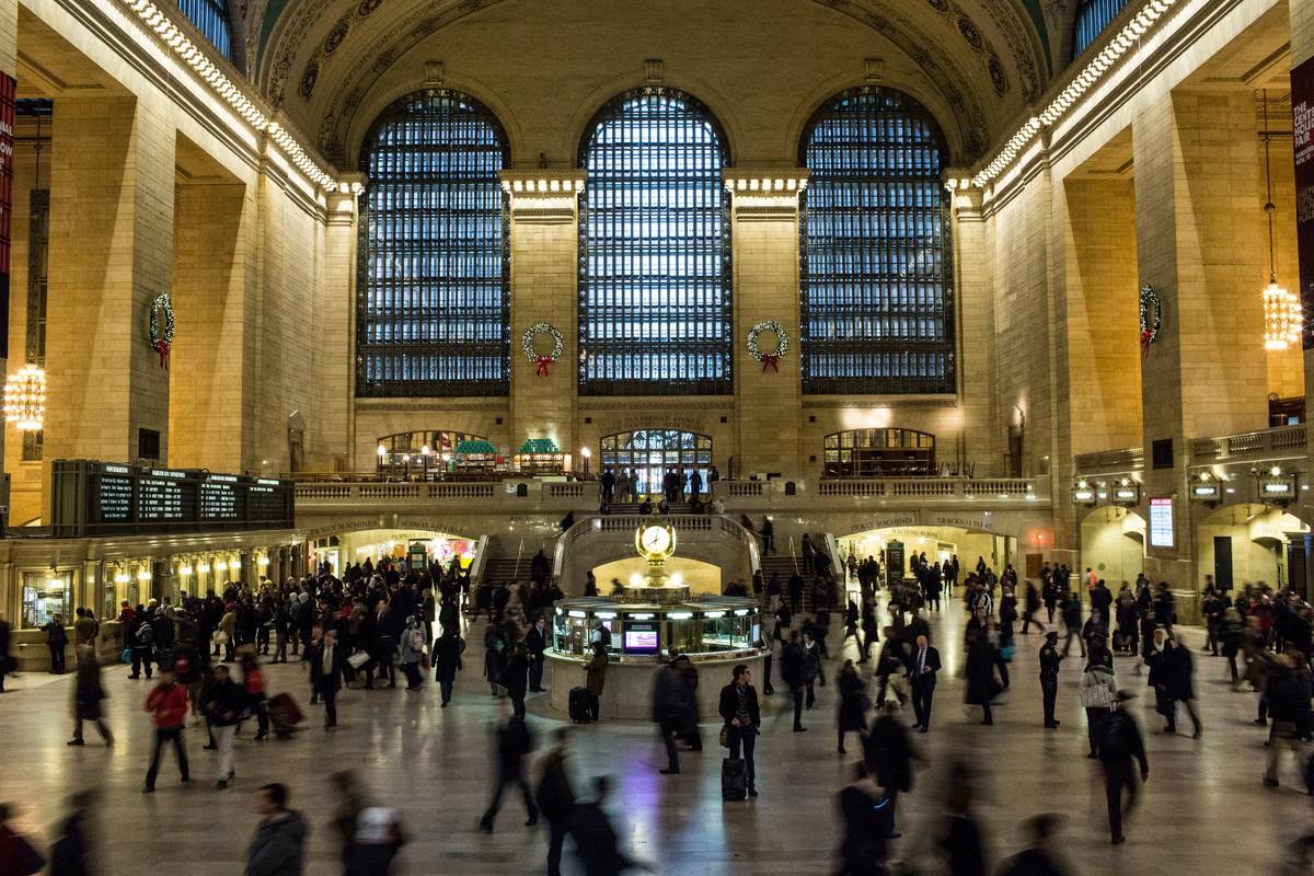 A Tennis Court Inside Grand Central Station