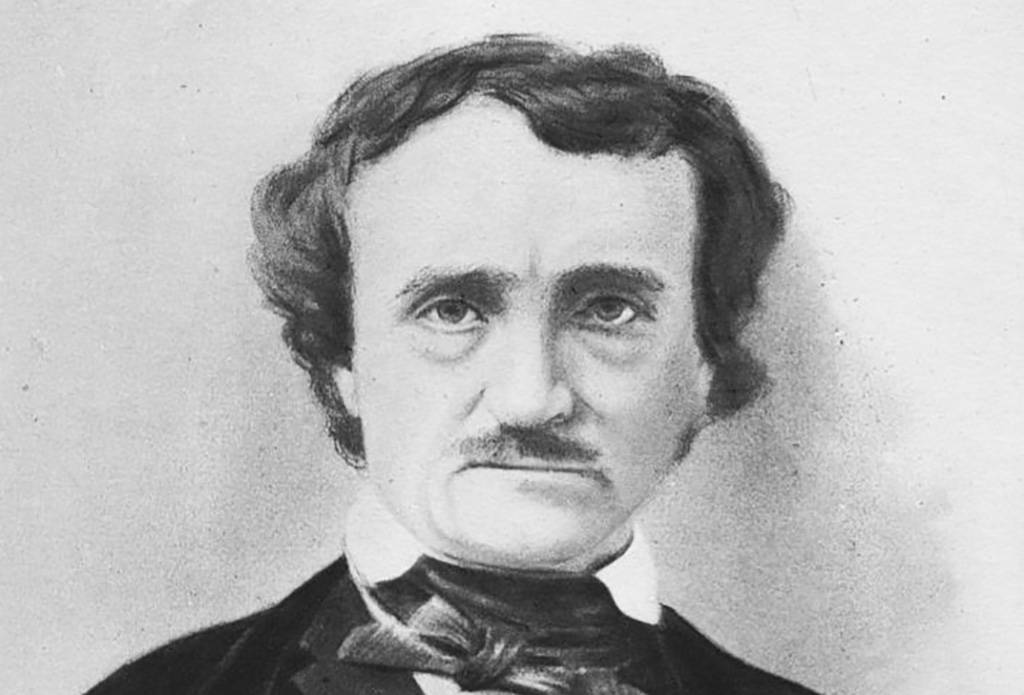 Engraving of Poe