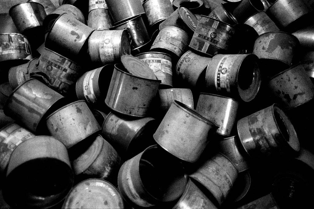 Zyklon B containers