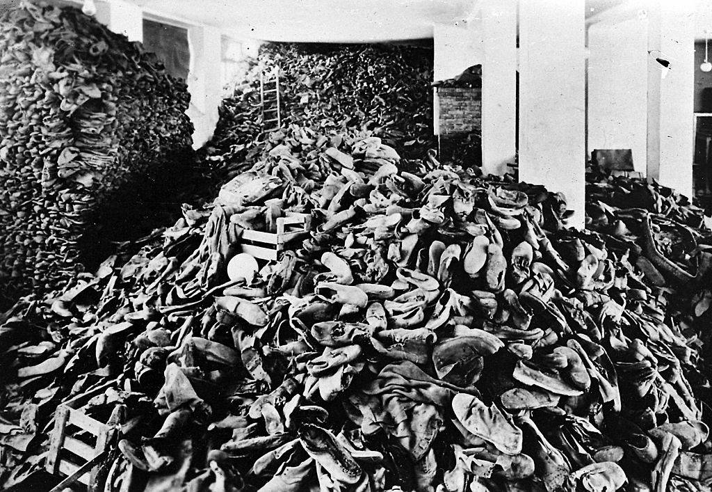Piles of shoes