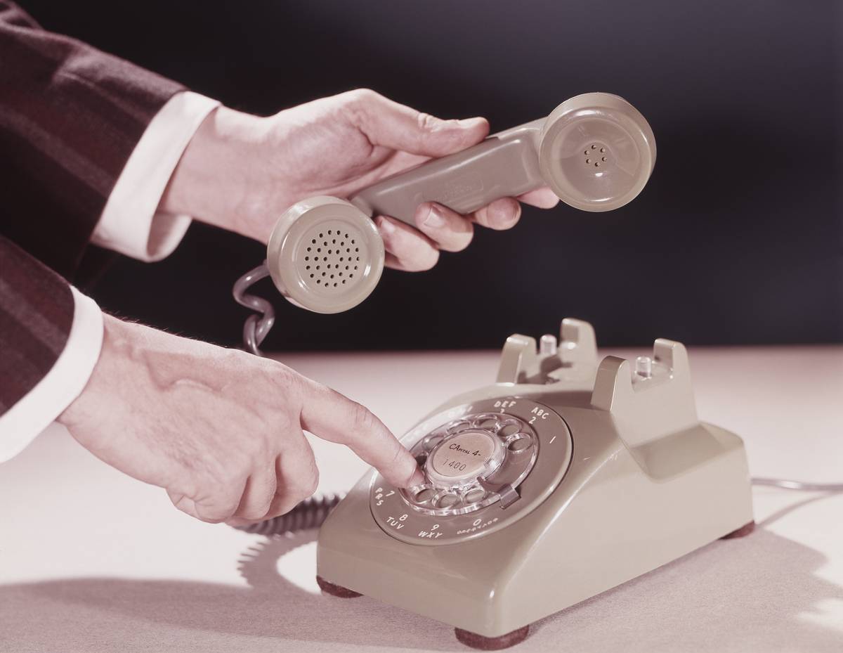 Who Needs Rotary Phones When There Are Company Cells?
