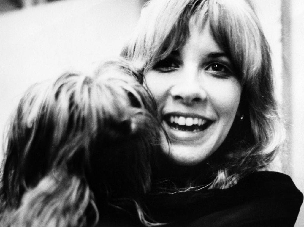 1975 with dog