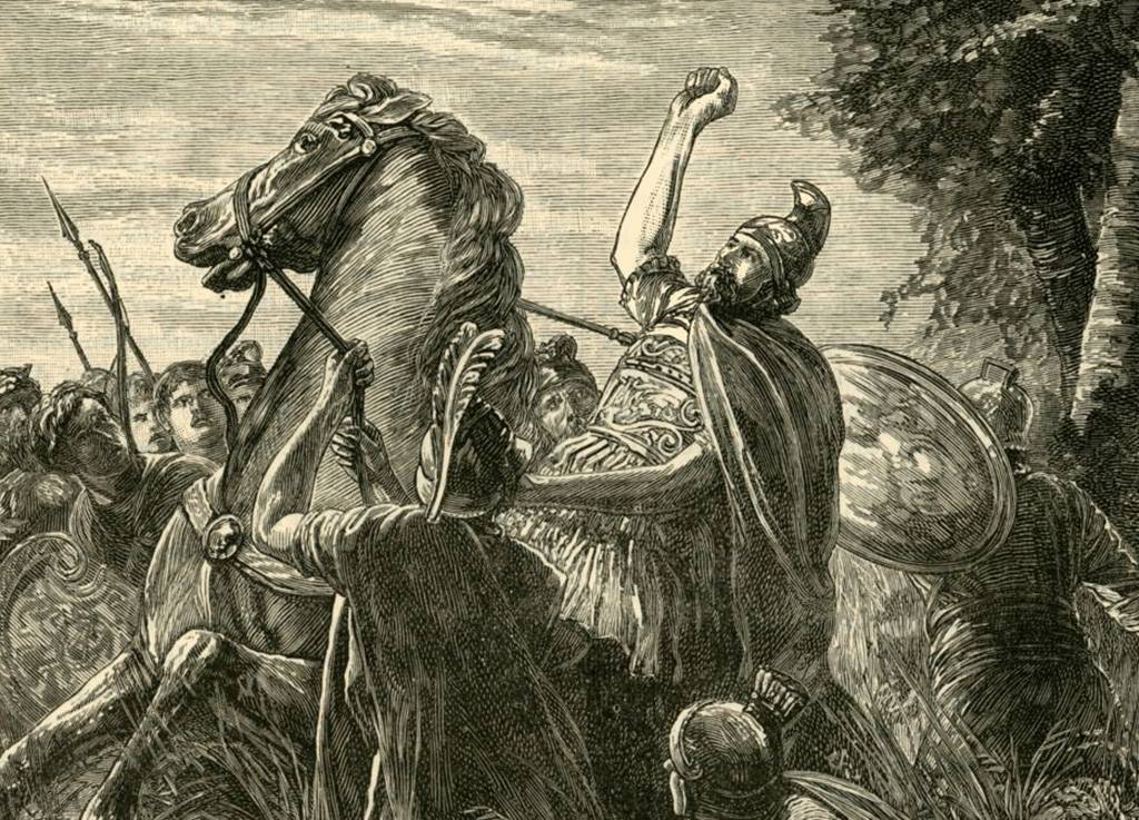 Crassus on a horse