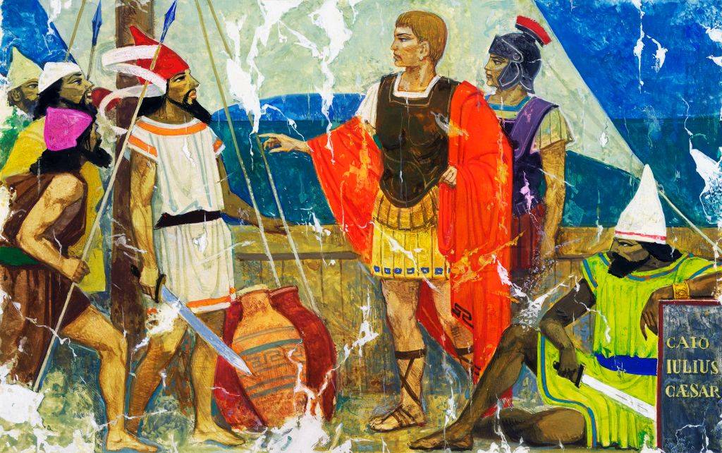 Painting of pirates