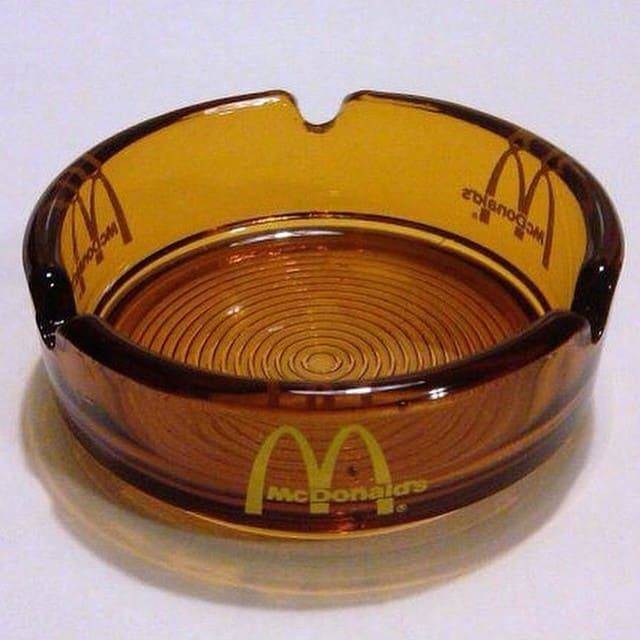amber mcdonald's ashtray
