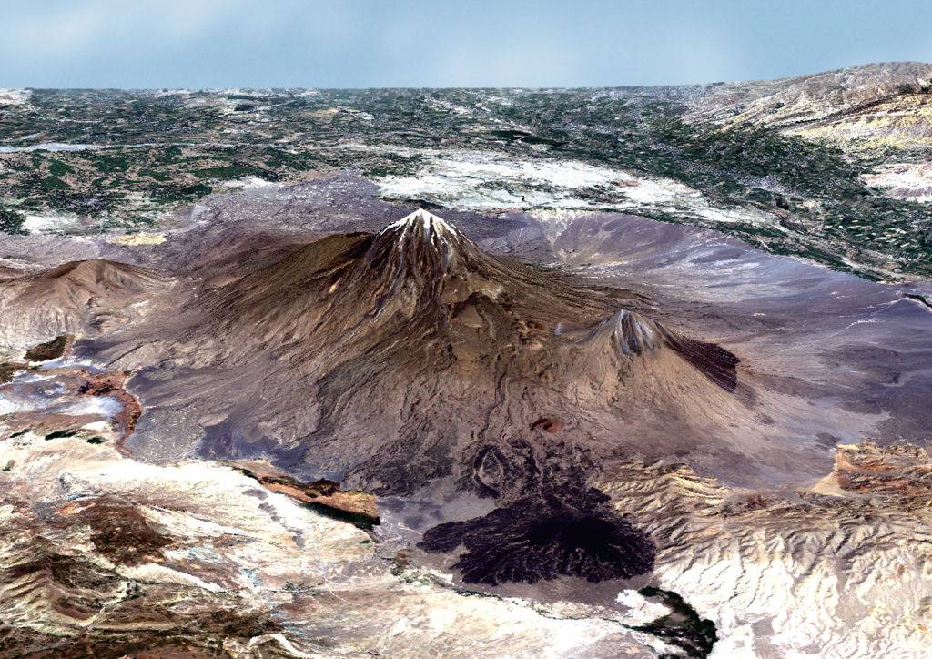 Aerial view of Mount Ararat 